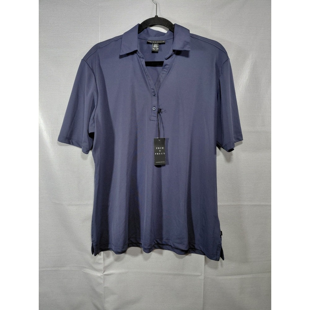 Prim + Preux Golf Polo Women's XL Modern Classic Fit‎ Moisture Wicking UPF 30+